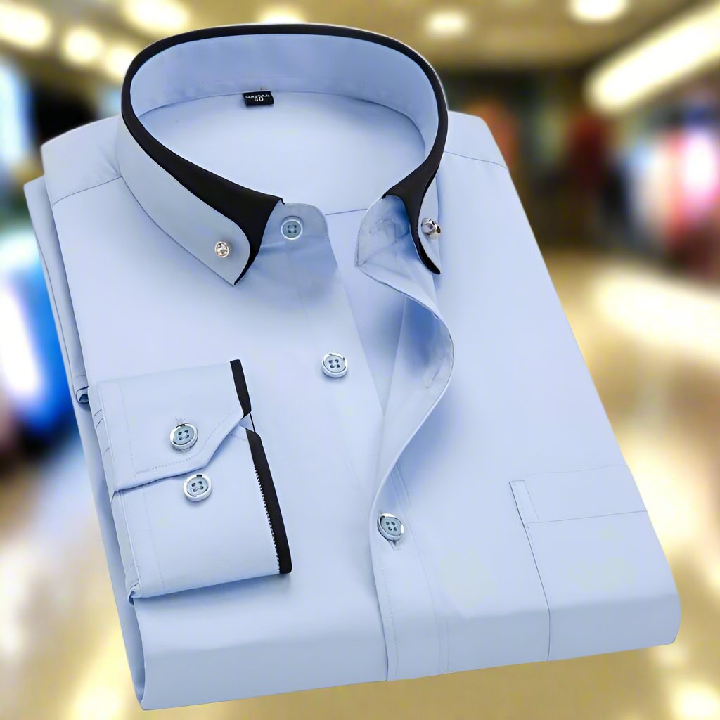 NOMI™ - Camicia elegante - Con maniche lunghe