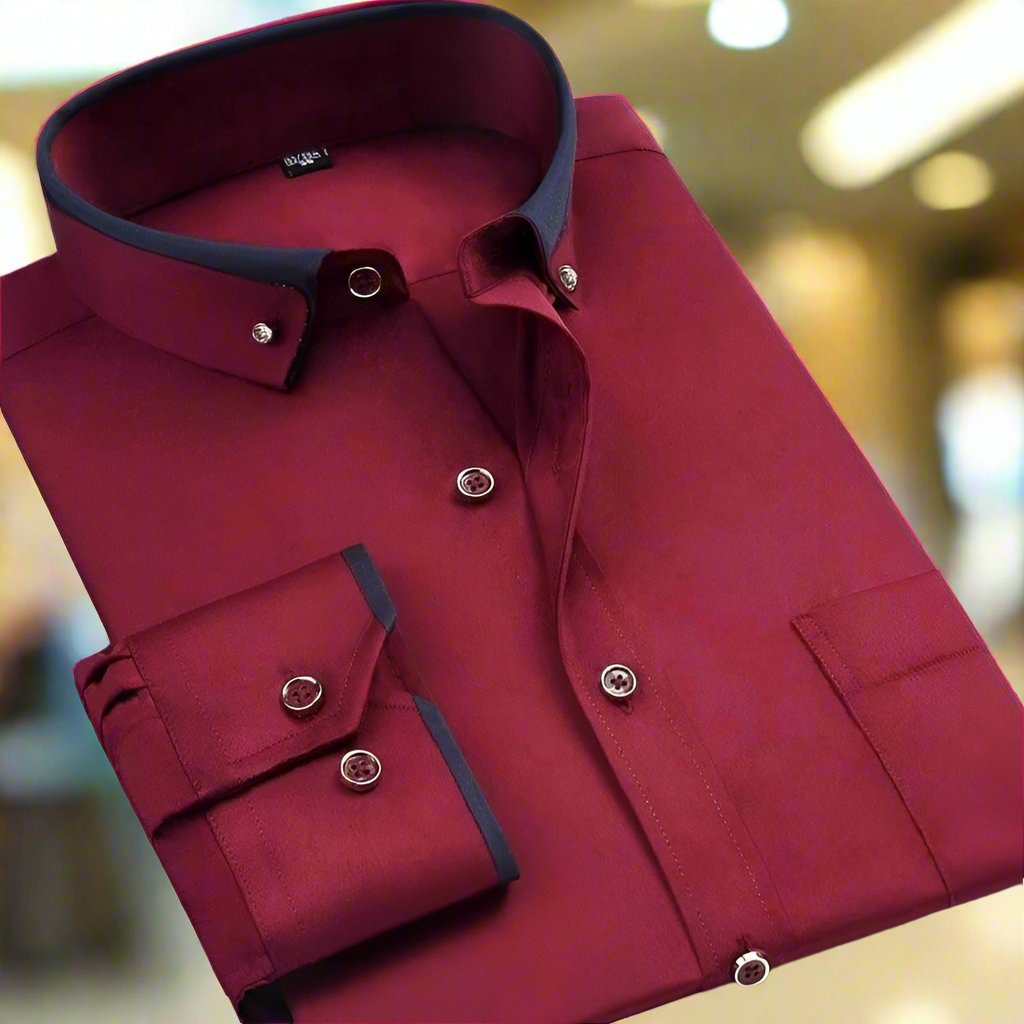 NOMI™ - Camicia elegante - Con maniche lunghe