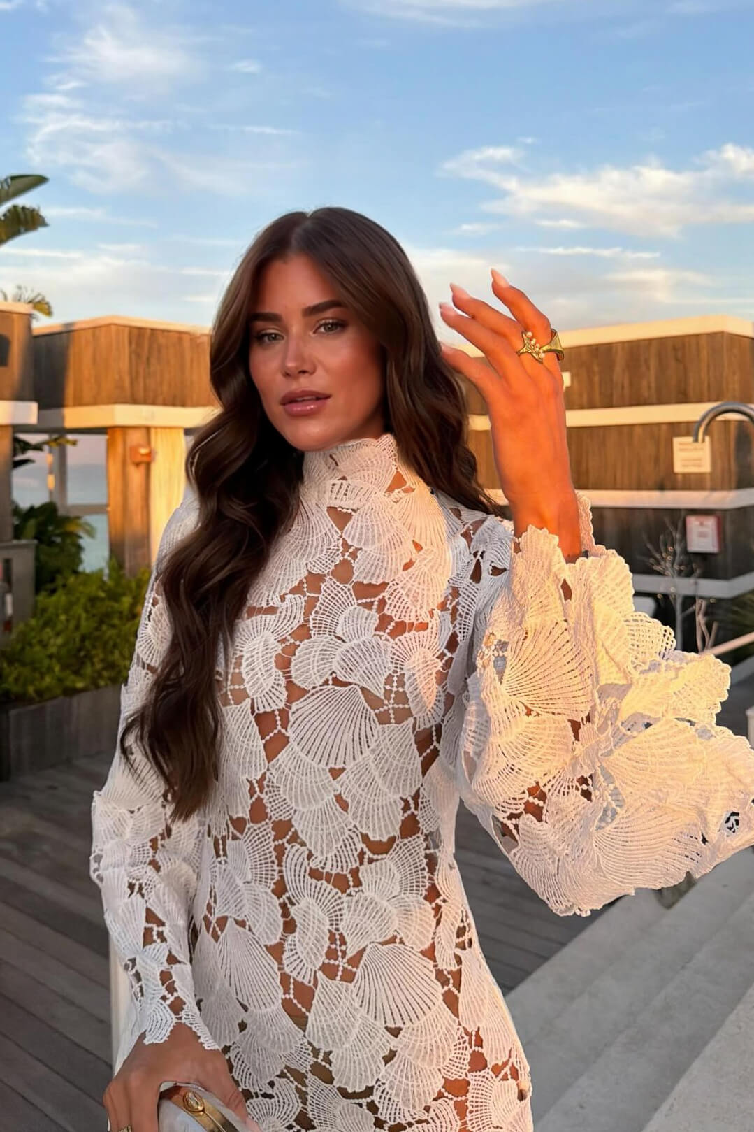 NOMI™ | Mini Abito Elegante in Pizzo