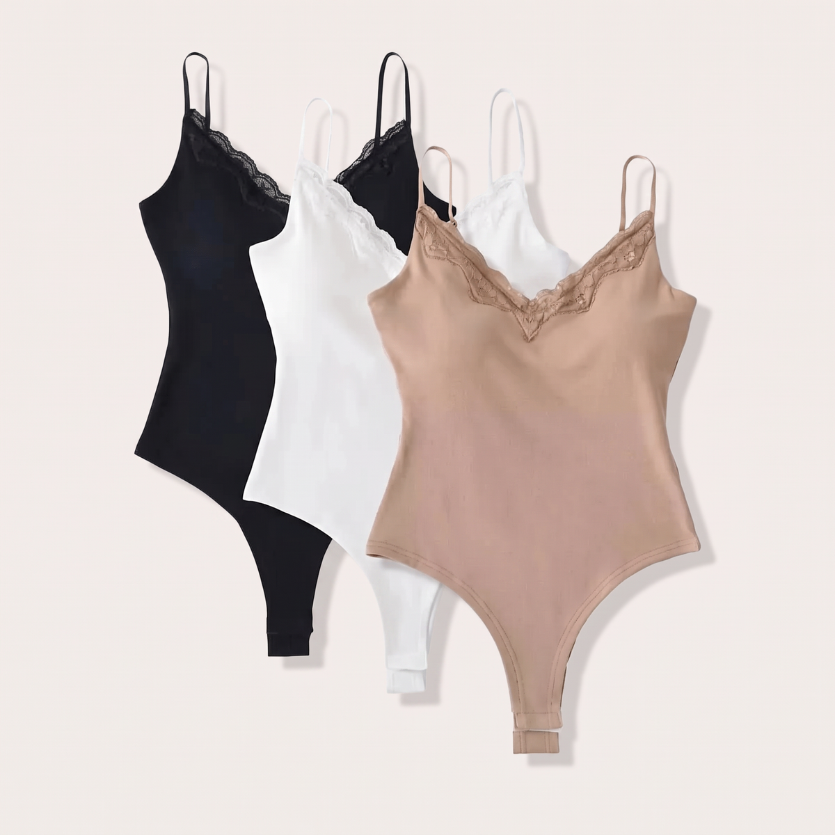 NOMI™ Body in Pizzo con Spalline Sottili