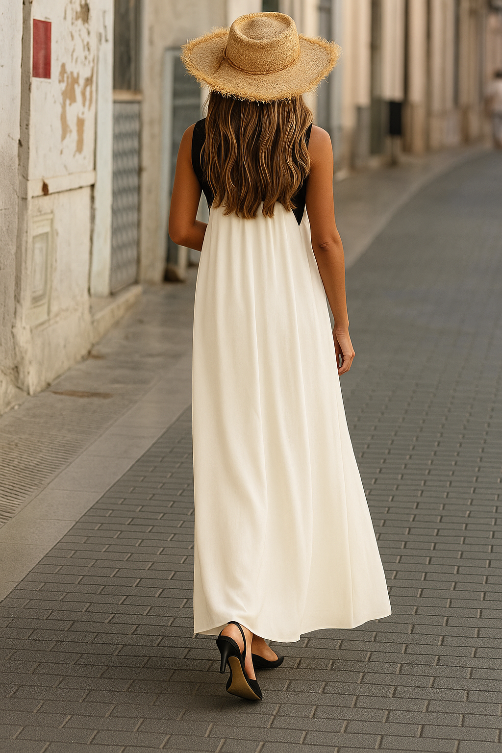 Nomi - Abito elegante con scollo incrociato