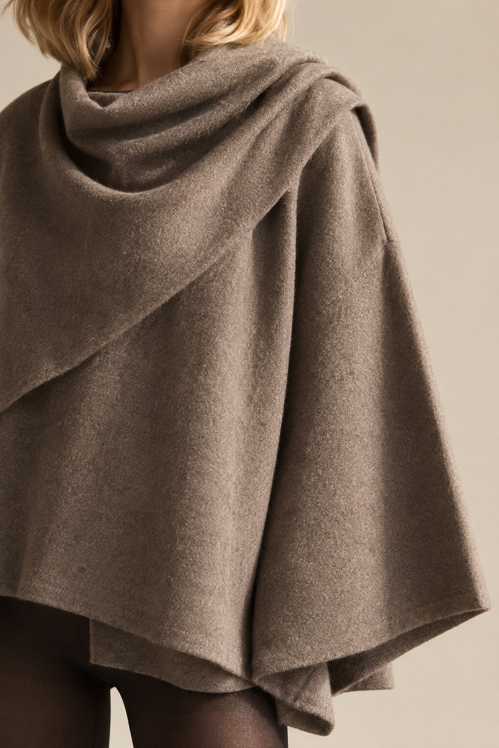 Poncho Mantella in Maglia