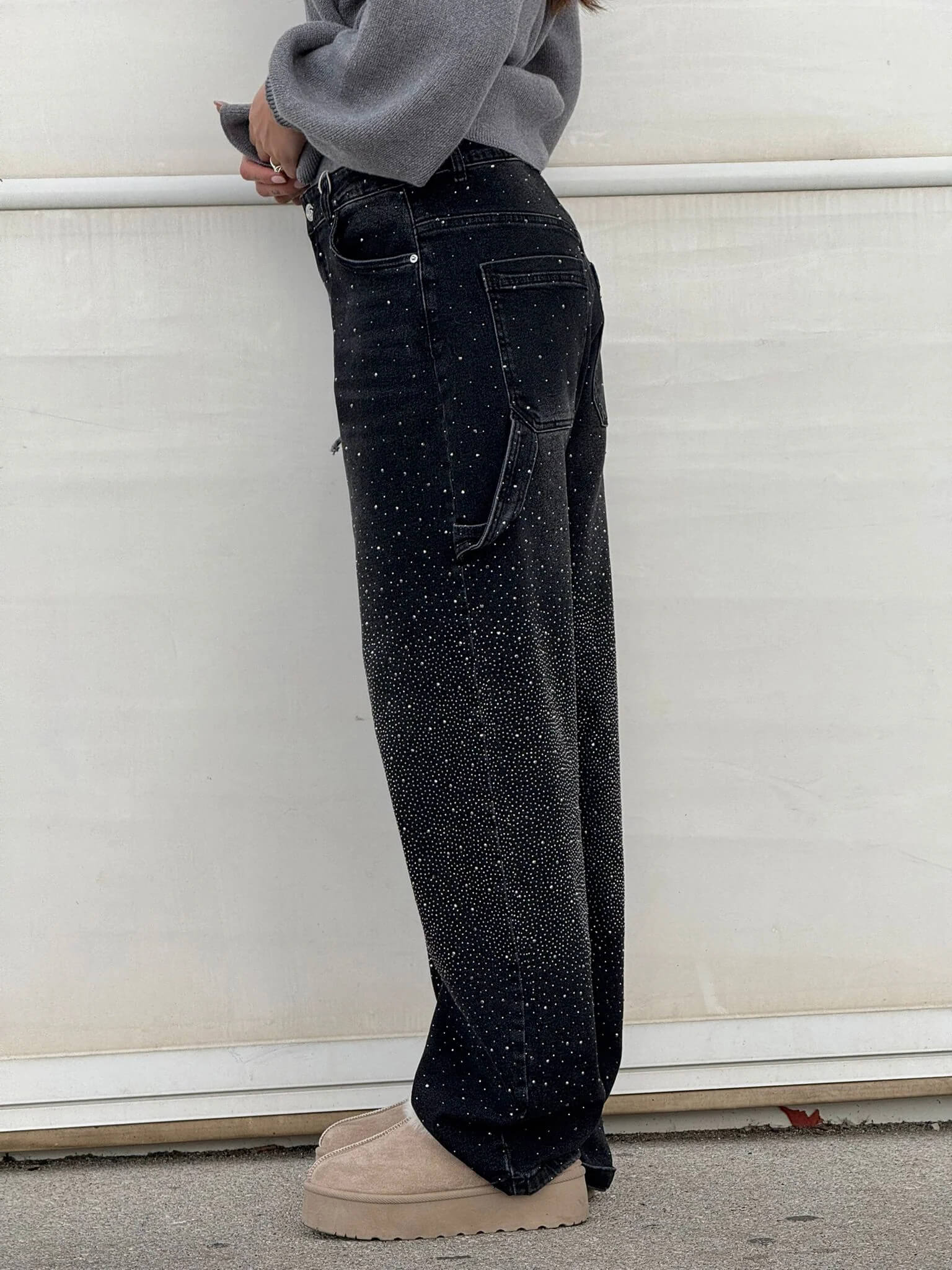 NOMI™ - Jeans a diamante