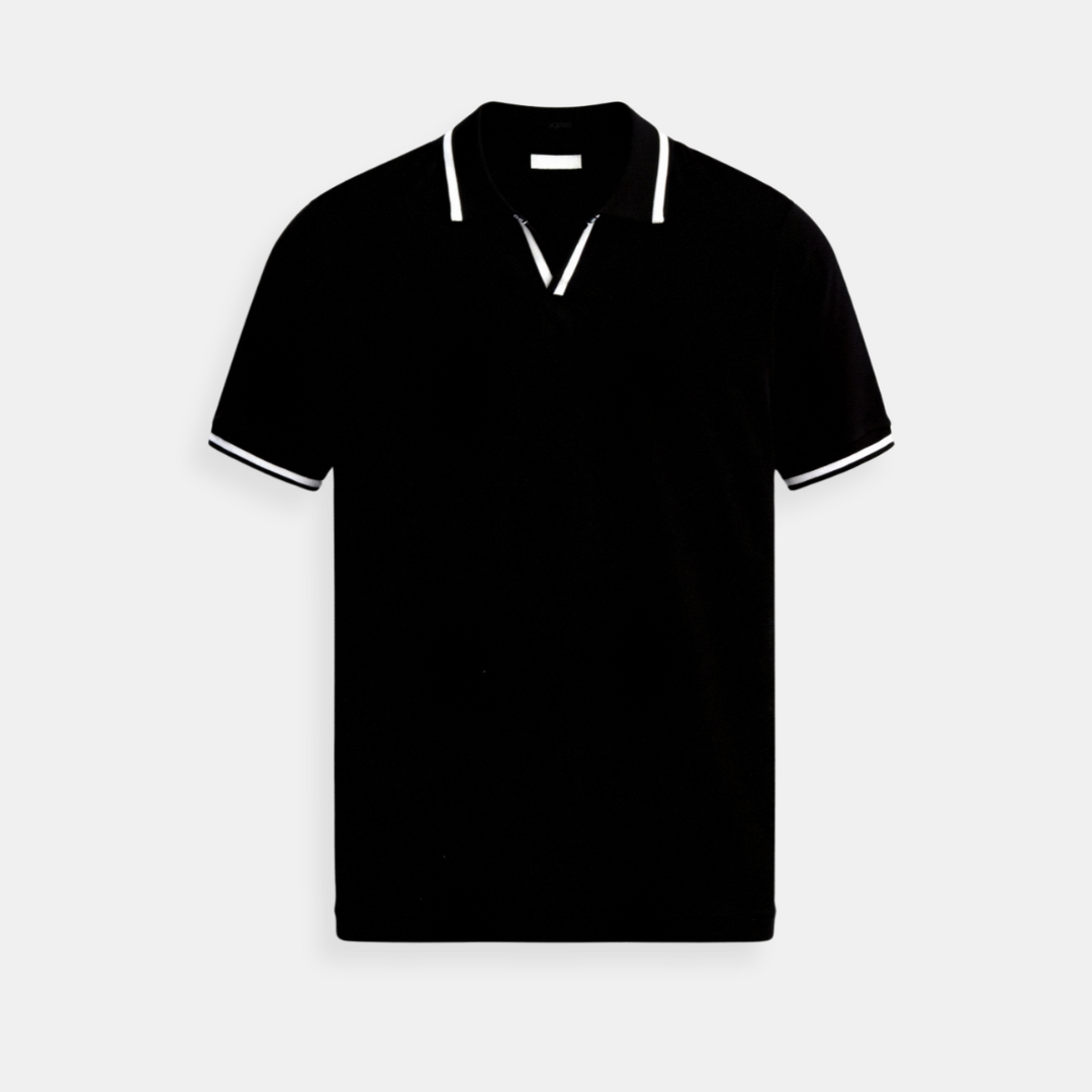 NOMI™ - Polo slim fit con finiture a contrasto