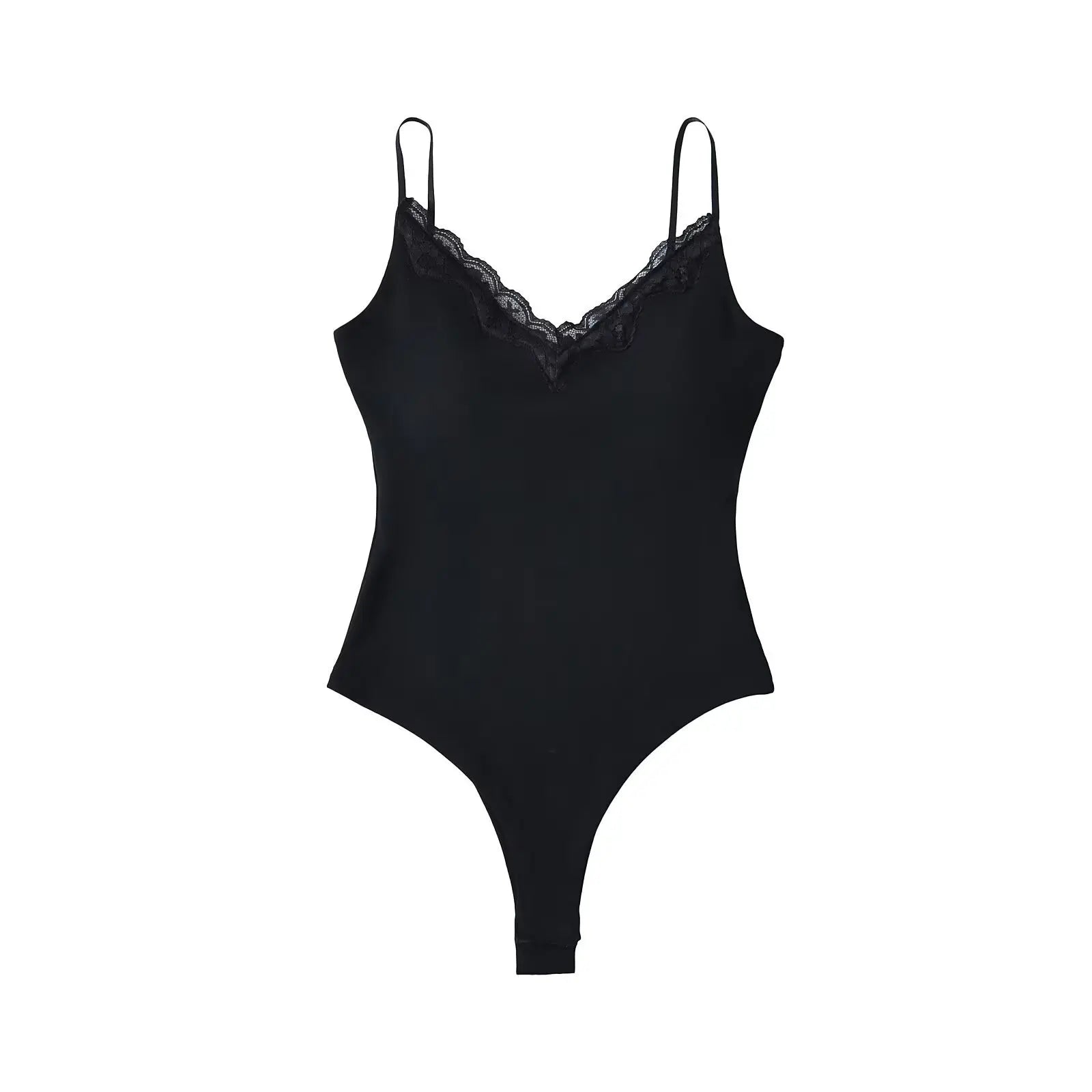 NOMI™ | Body con spalline sottili e rifiniture in pizzo