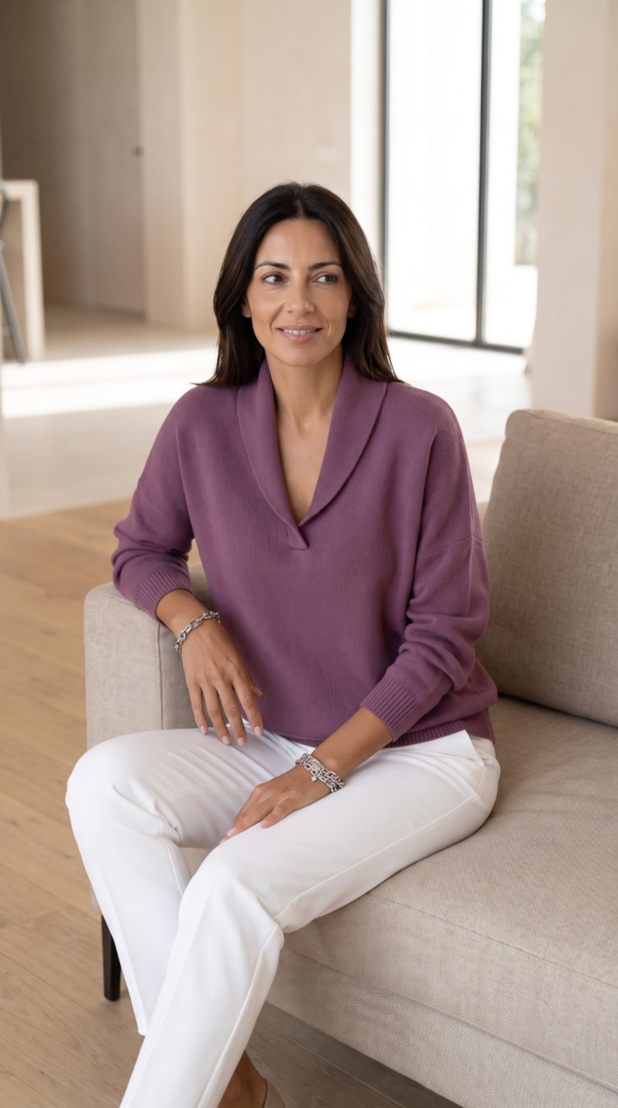 NOMI™ | Maglione con Collo a Scialle