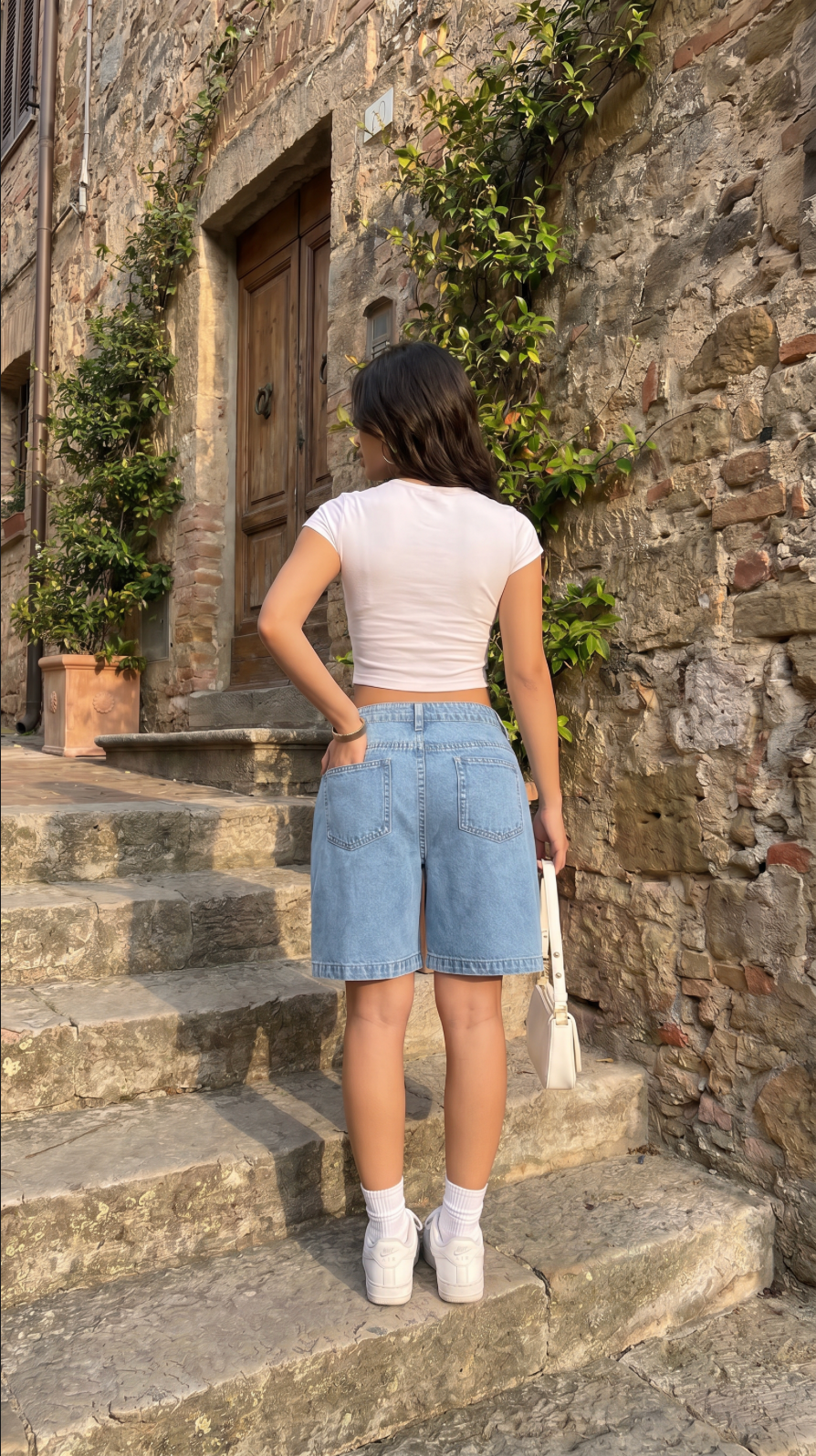 NOMI™ | Jort Denim a Vita Alta
