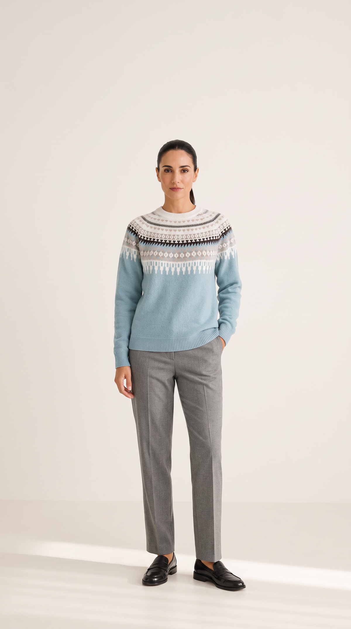 Maglione Girocollo Testurizzato