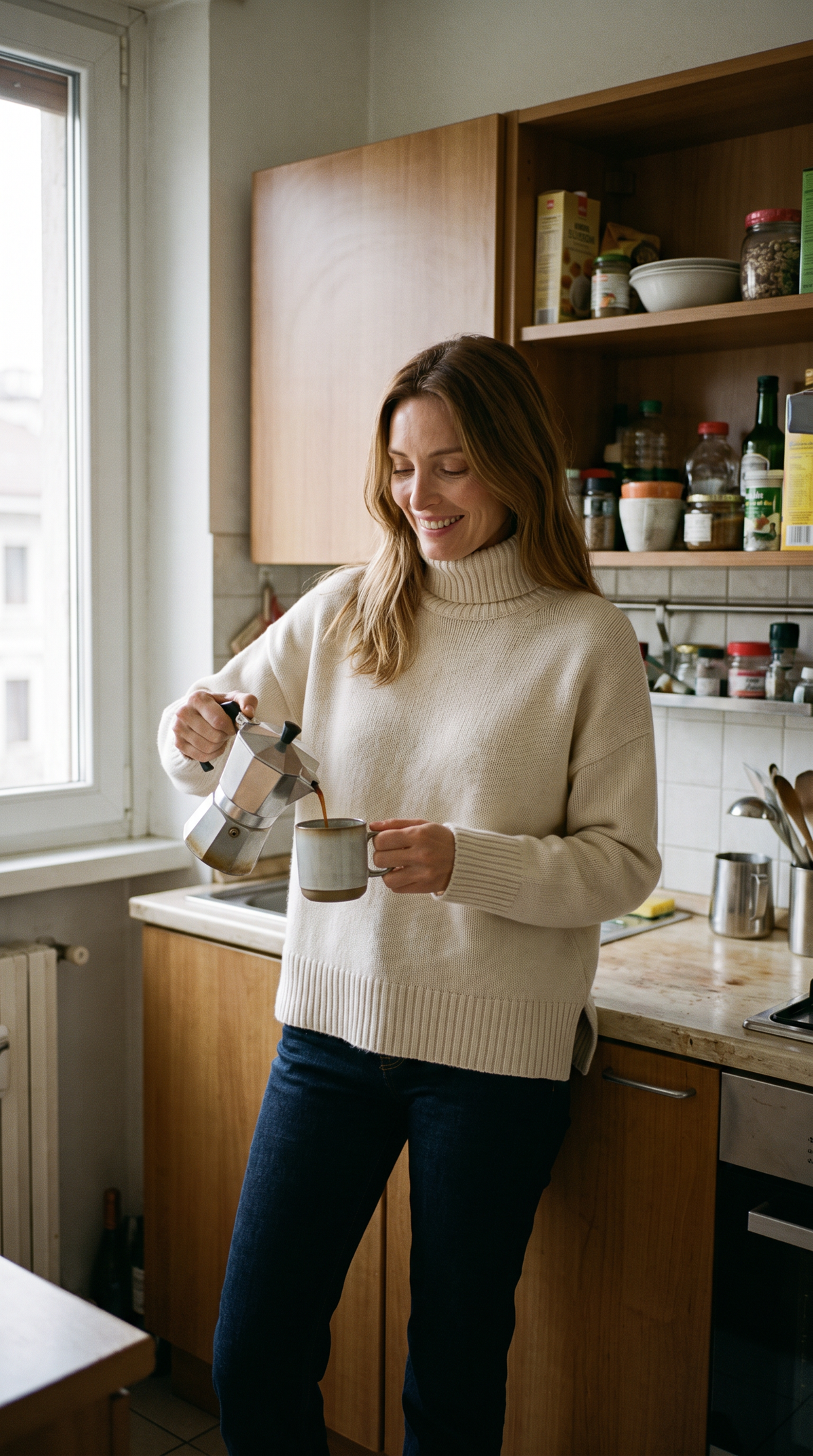 Maglione Dolcevita Morbido