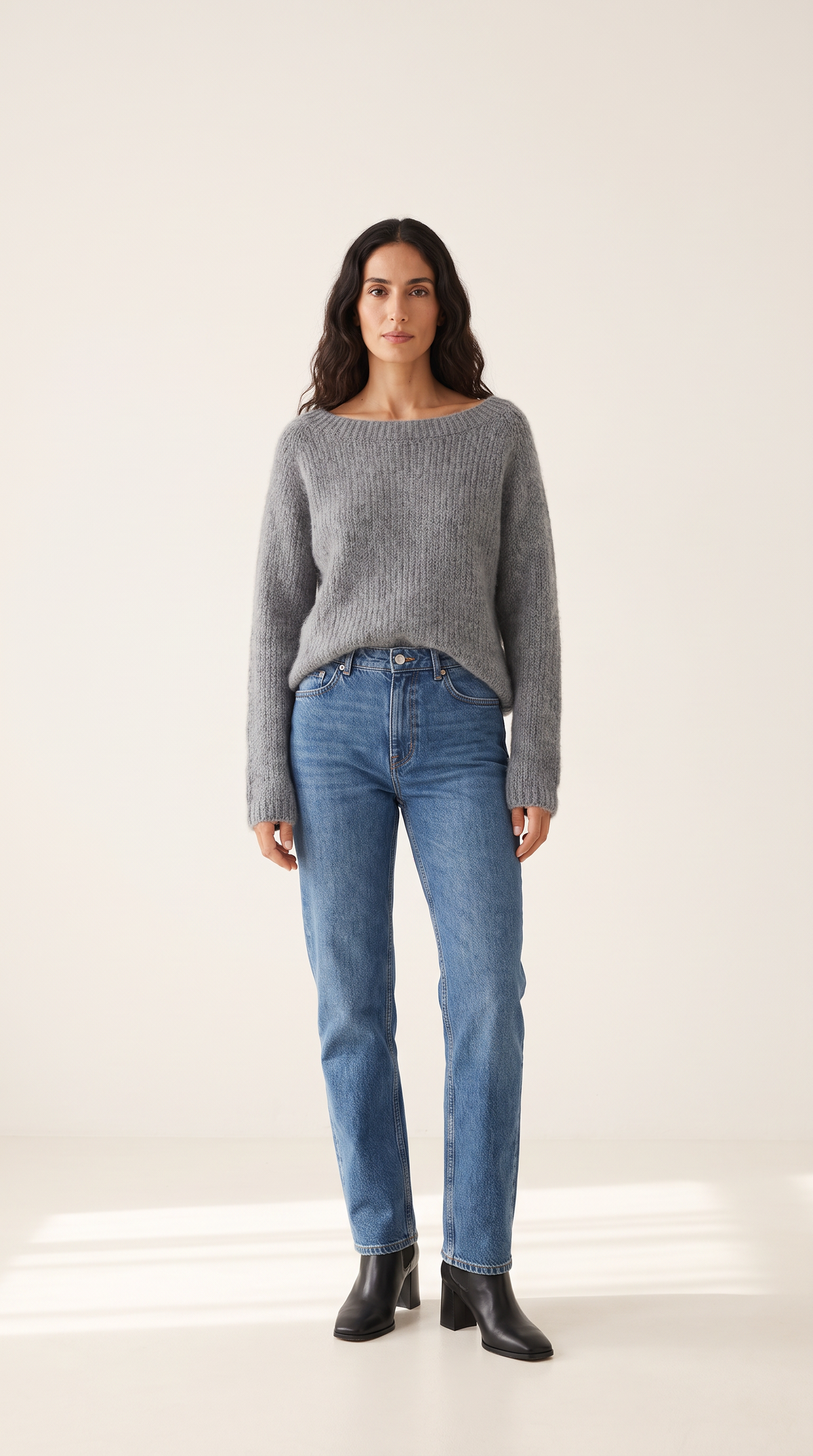 Maglione Scollo Ampio