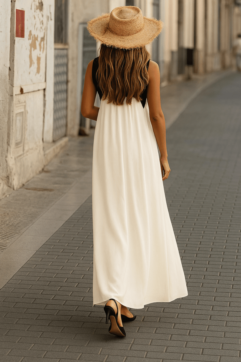 NOMI™ | Abito elegante con scollo incrociato - Nomi