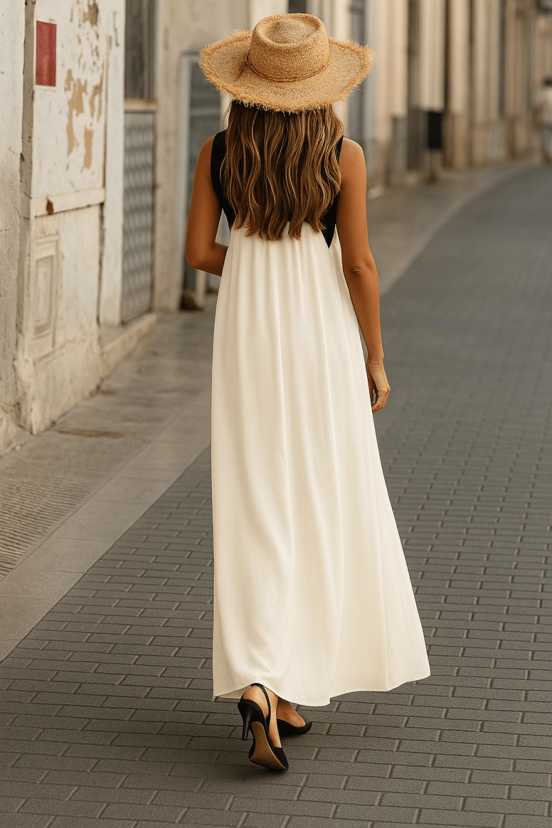 NOMI™ | Abito elegante con scollo incrociato - Nomi