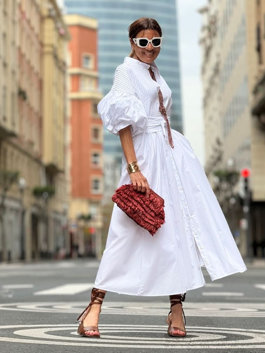 NOMI™| Abito Eleganza Essenziale - 100% COTONE - Nomi