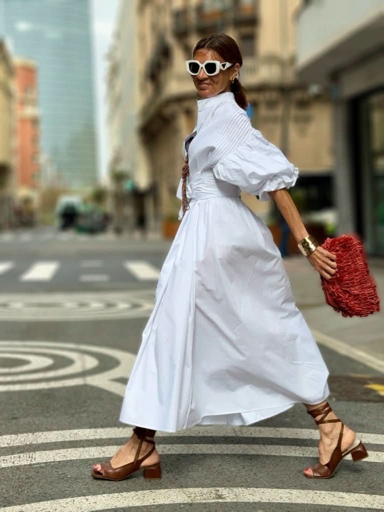 NOMI™| Abito Eleganza Essenziale - 100% COTONE - Nomi