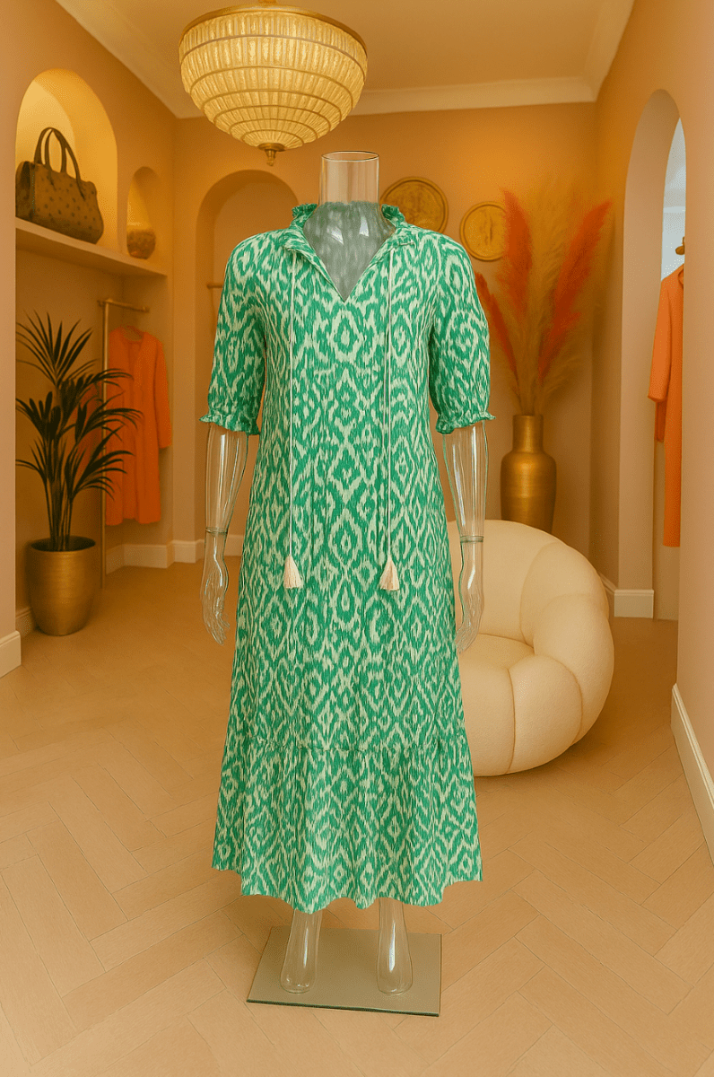 Nomi™- Abito Estivo Boho Vintage con Scollo a V - Nomi