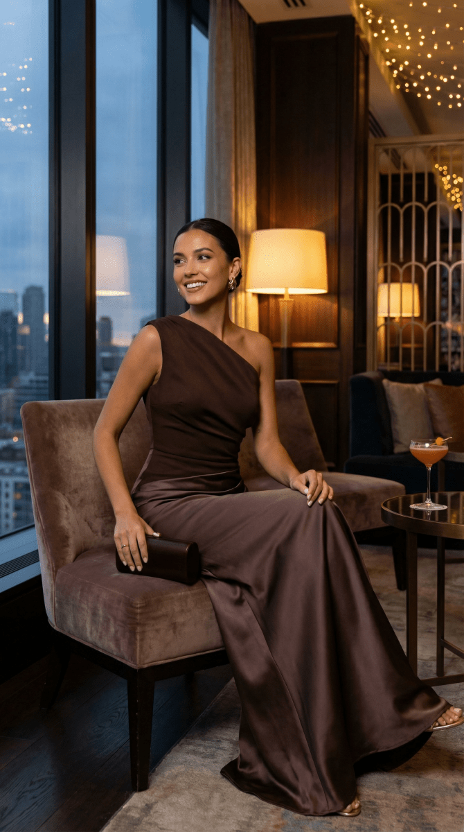 NOMI™ | Abito Maxi Elegante Off-Shoulder - Nomi
