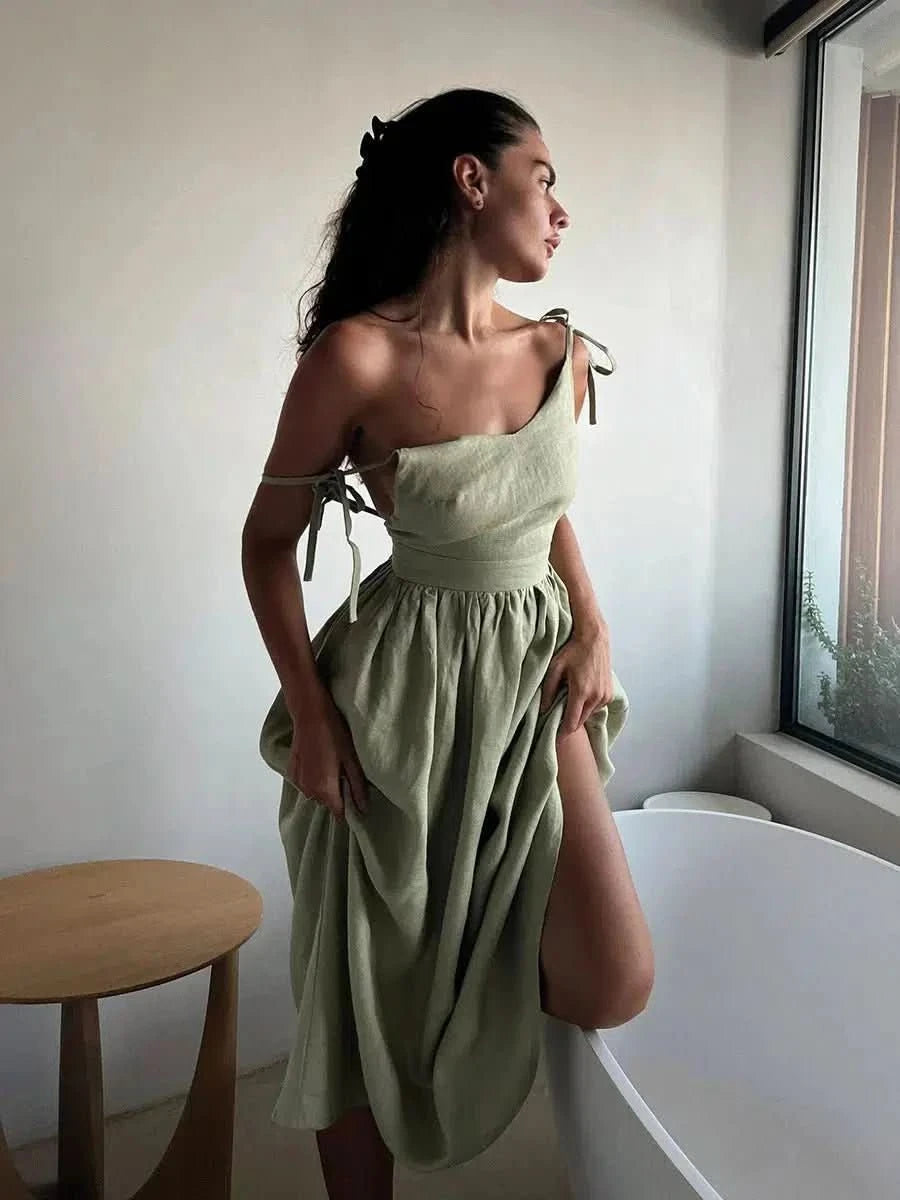 NOMI™ | Abito Midi in Cotone - Nomi