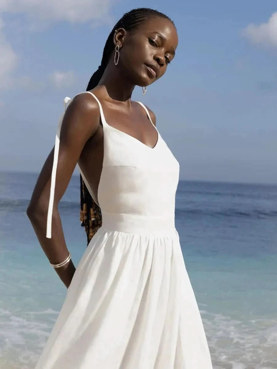 NOMI™ | Abito Midi in Cotone - Nomi