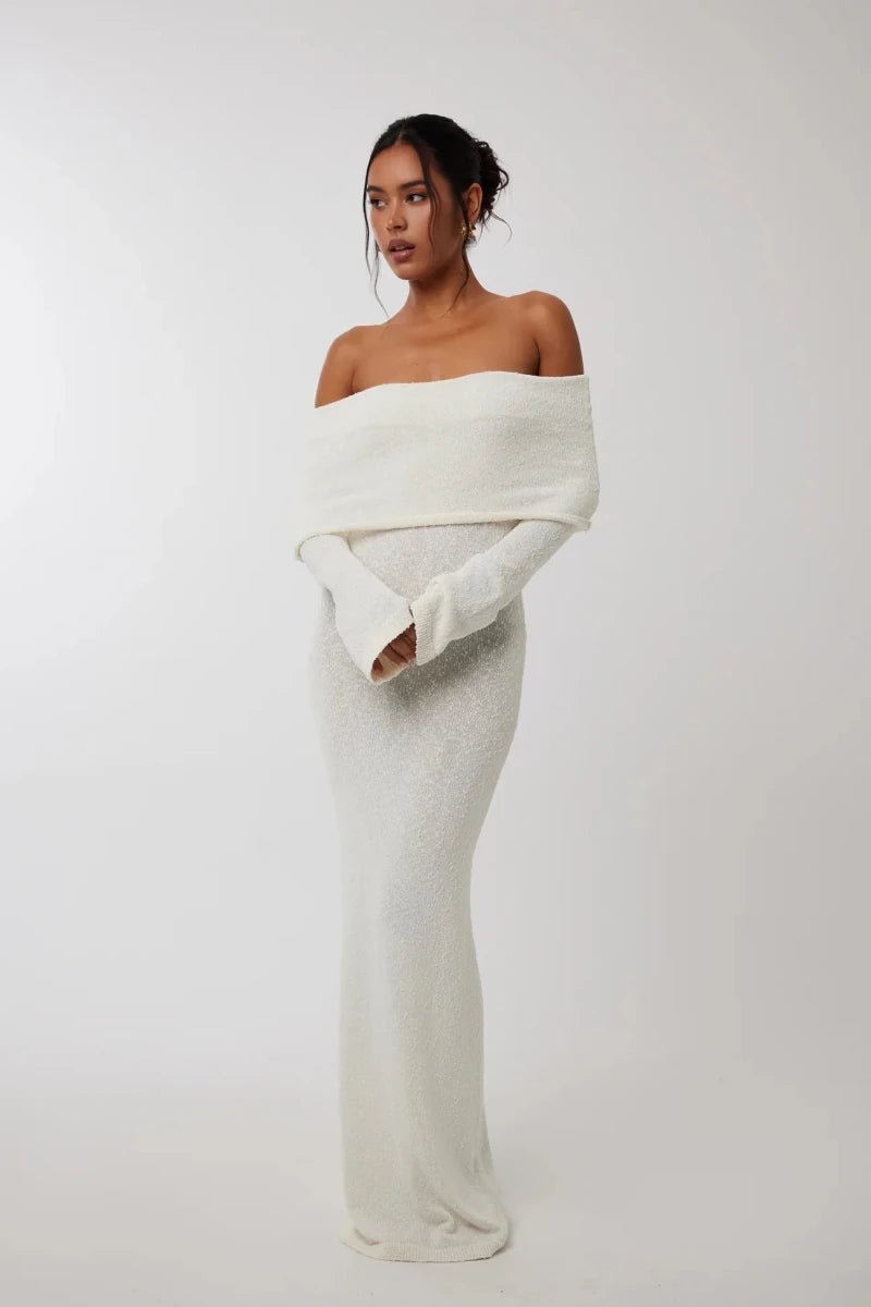 Nomi™ - Abito Off-Shoulder – Eleganza sensuale - Nomi