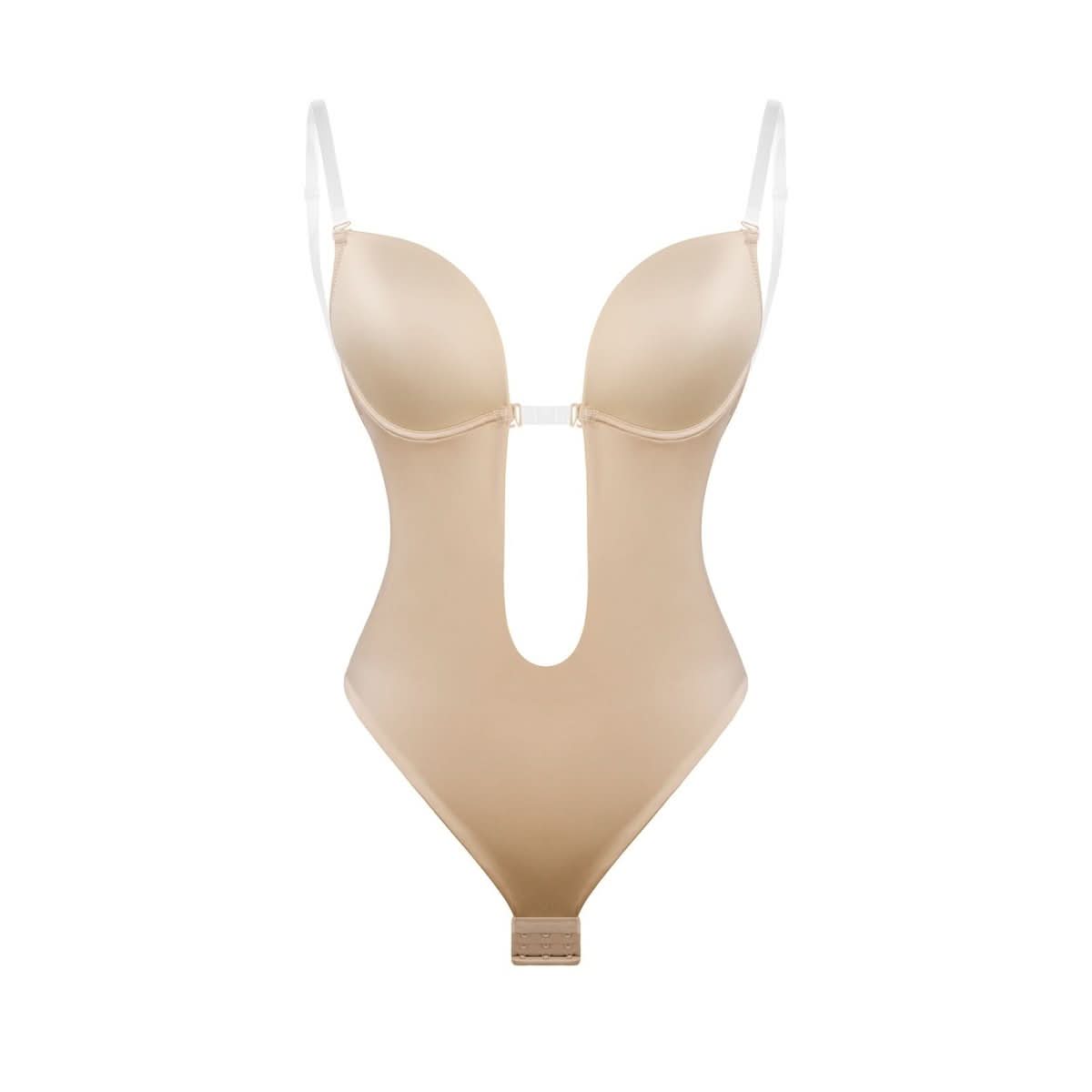 NOMI™ - Body con Schiena Scoperta – Scollo a U - Nomi