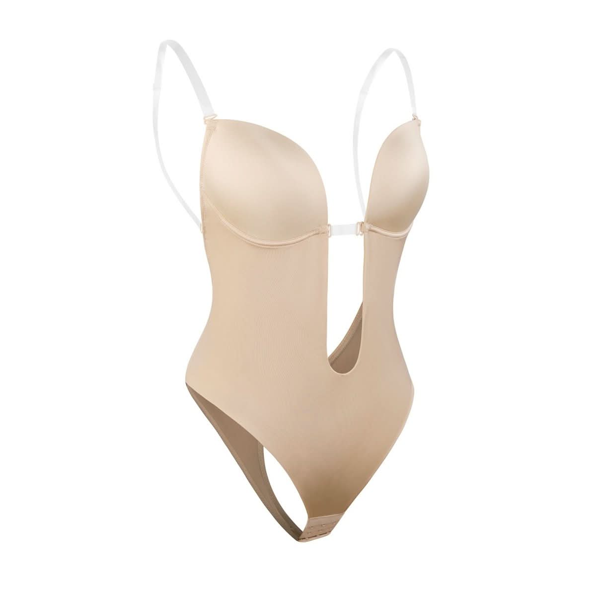 NOMI™ - Body con Schiena Scoperta – Scollo a U - Nomi