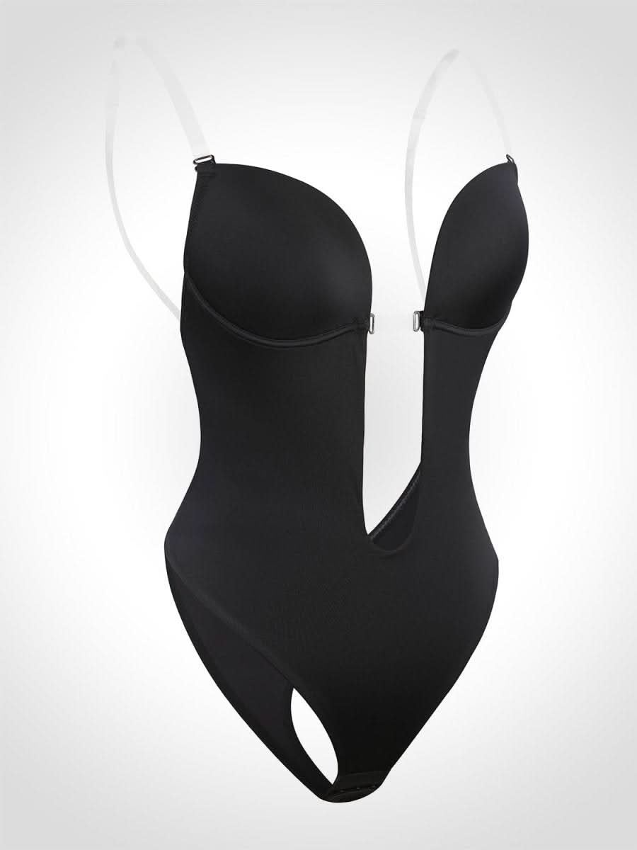 NOMI™ - Body con Schiena Scoperta – Scollo a U - Nomi