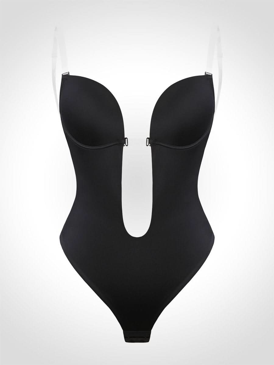 NOMI™ - Body con Schiena Scoperta – Scollo a U - Nomi