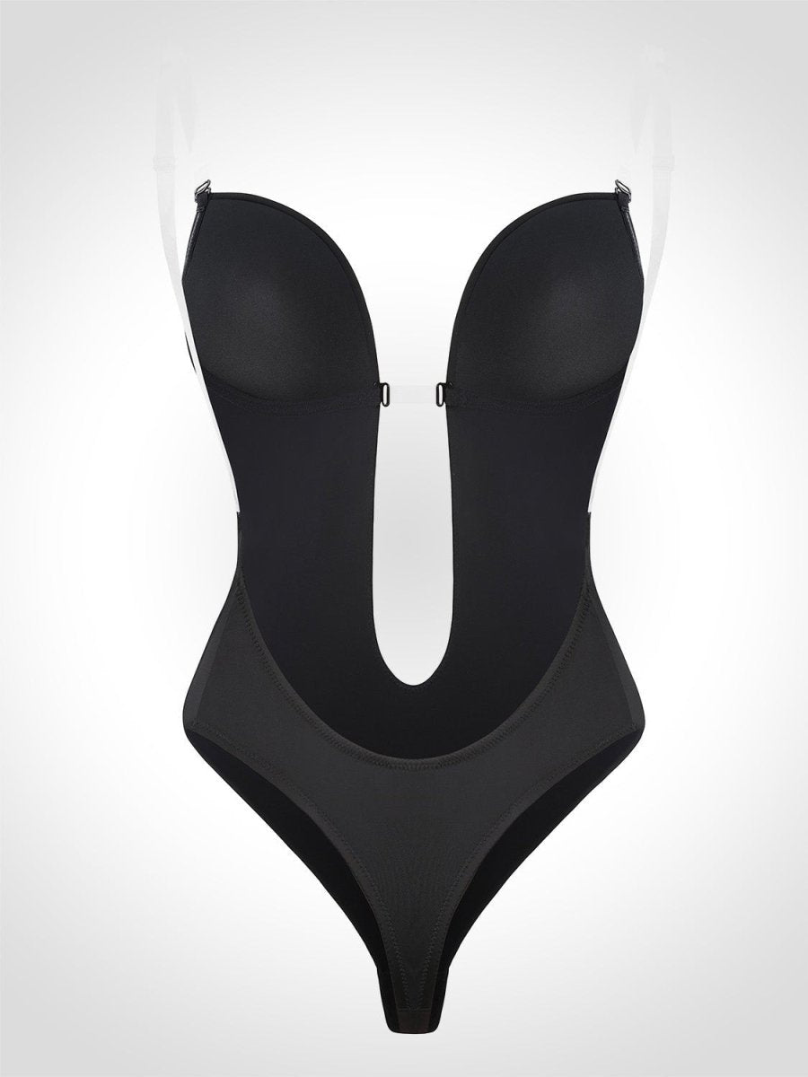 NOMI™ - Body con Schiena Scoperta – Scollo a U - Nomi