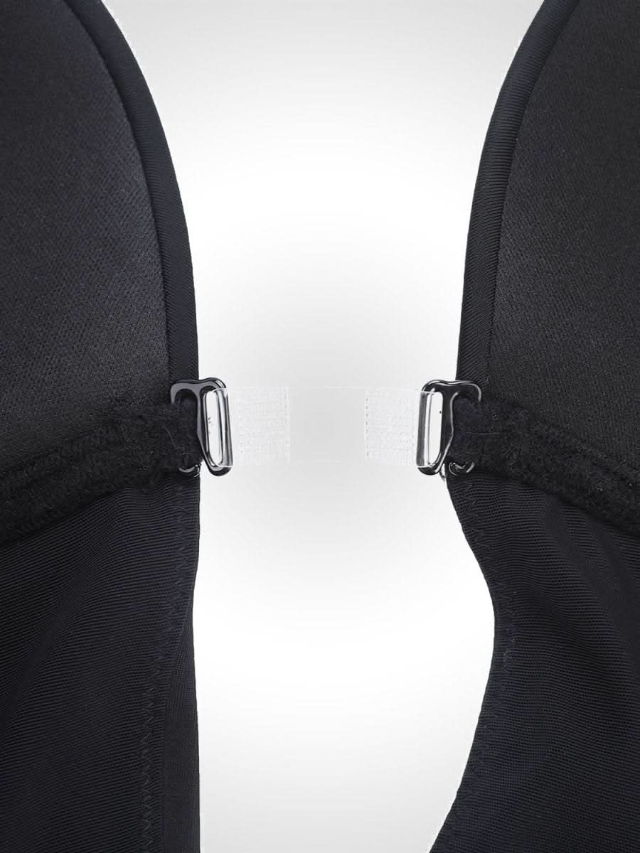NOMI™ - Body con Schiena Scoperta – Scollo a U - Nomi