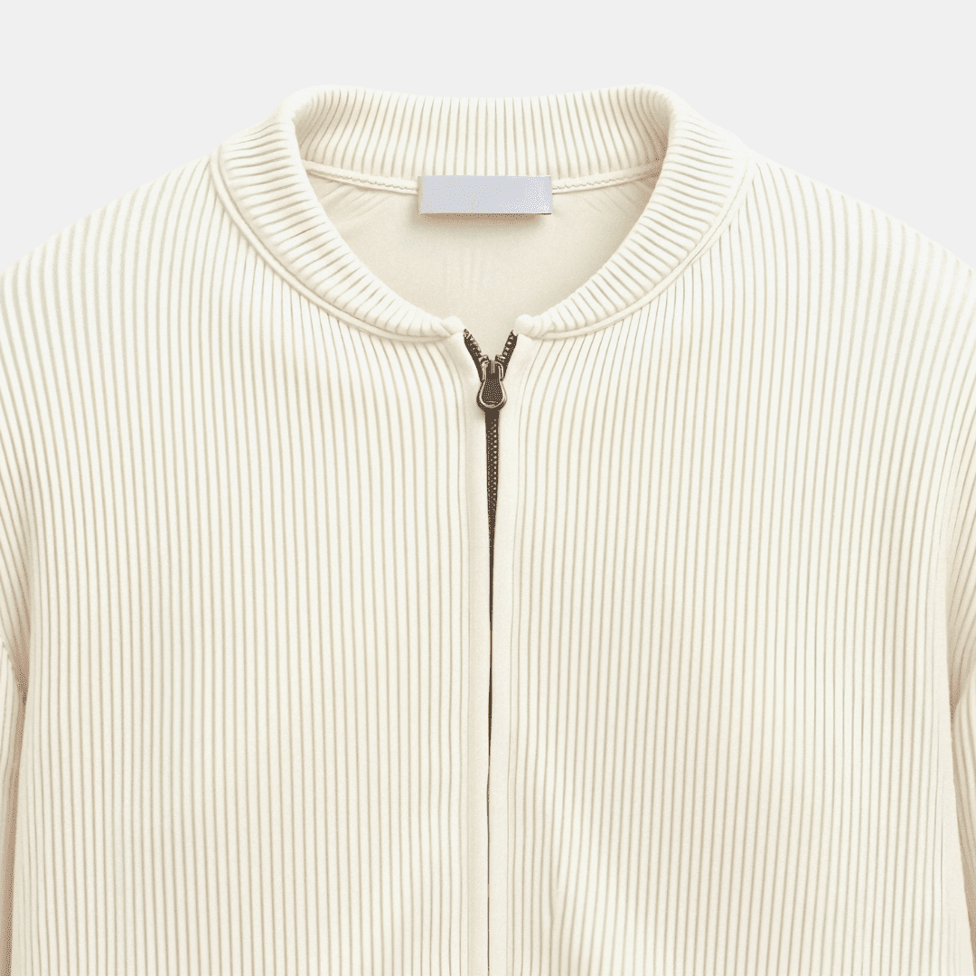 NOMI™ - Cardigan girocollo in maglia a tinta unita - Nomi
