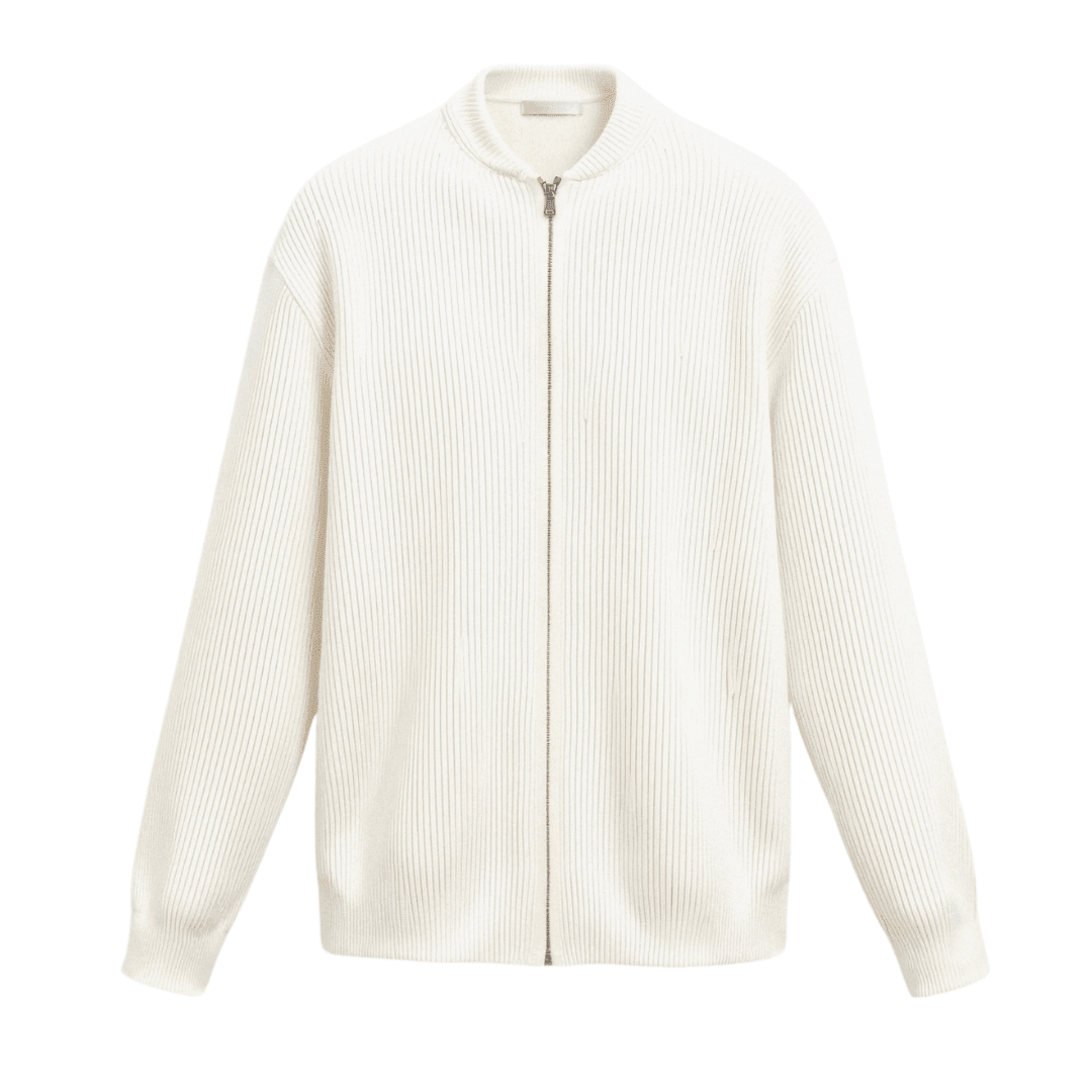 NOMI™ - Cardigan girocollo in maglia a tinta unita - Nomi
