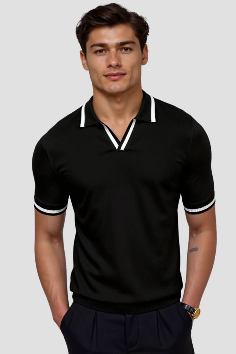 NOMI™ - Polo slim fit con finiture a contrasto - Nomi