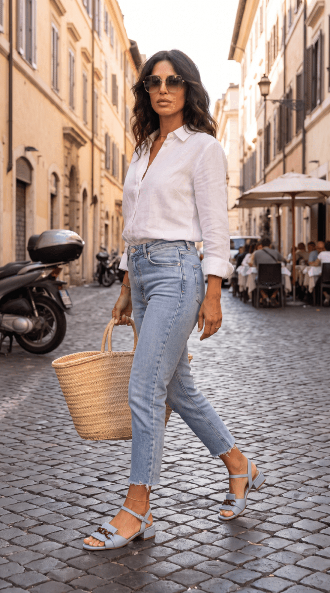 NOMI™ | Sandali Tacco Basso Dettaglio Tartaruga - Nomi