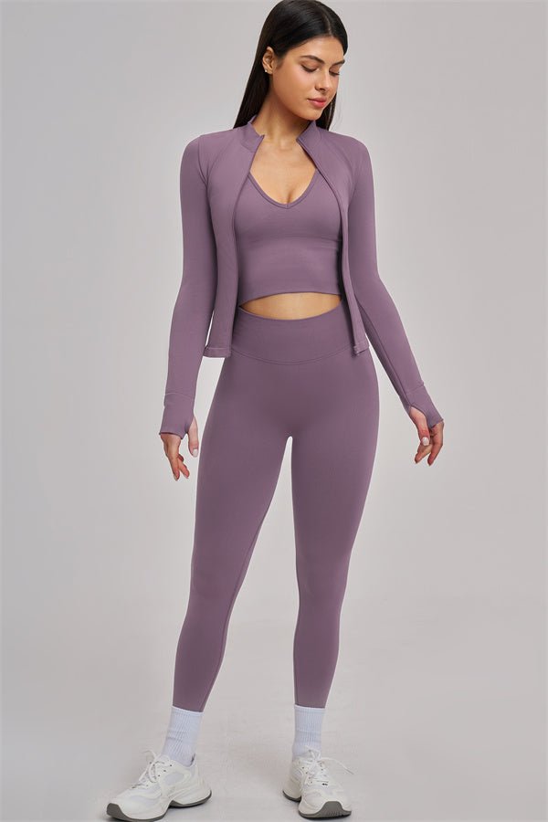 NOMI | Set 3 Pezzi - Giacca, Tank Top e Leggings - Nomi