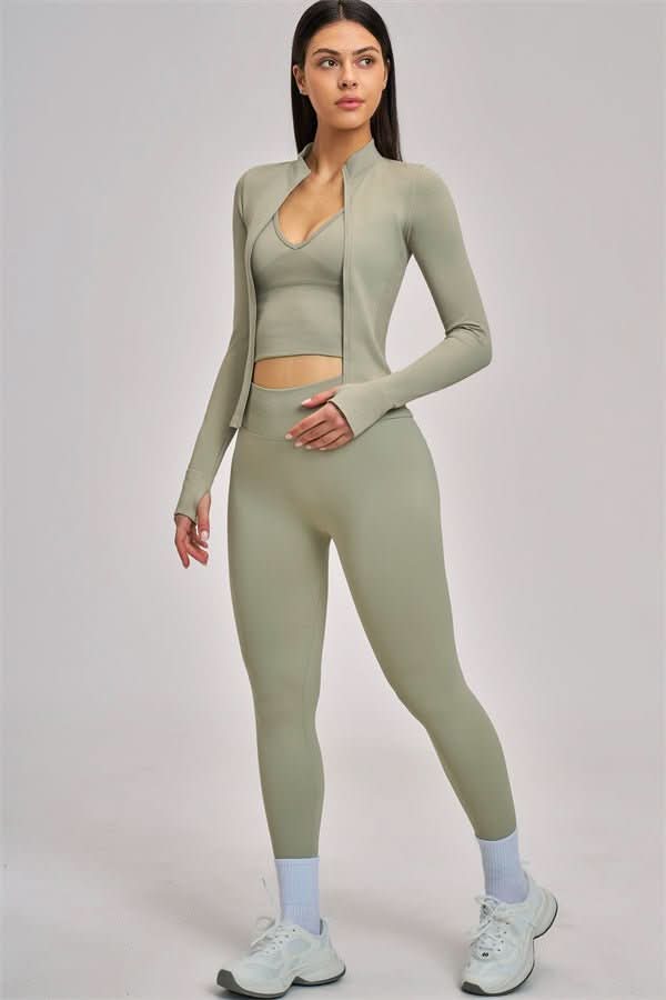 NOMI | Set 3 Pezzi - Giacca, Tank Top e Leggings - Nomi
