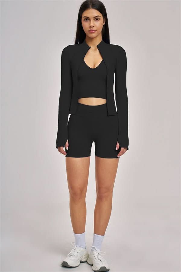 NOMI | Set 3 Pezzi - Giacca, Tank Top e Shorts - Nomi