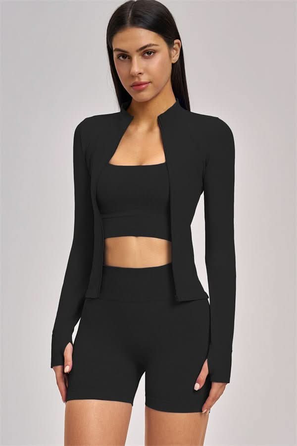 NOMI | Set 3 Pezzi Nomi — Giacca, Sports Bra e Shorts - Nomi