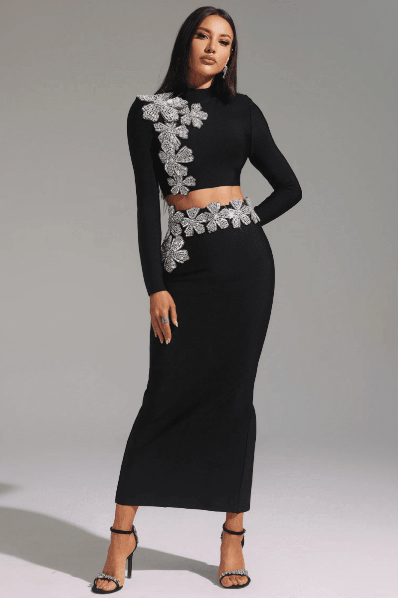 NOMI™ | Set Maxi a Fiori di Cristallo - Nomi