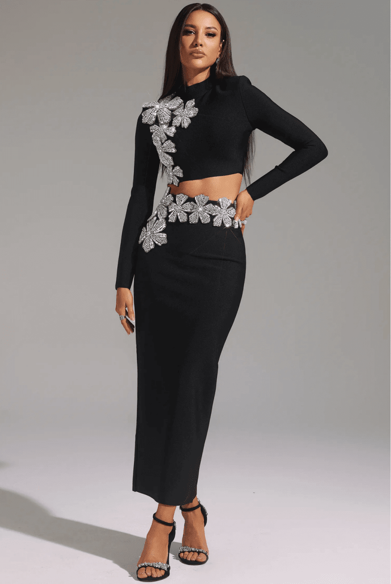 NOMI™ | Set Maxi a Fiori di Cristallo - Nomi