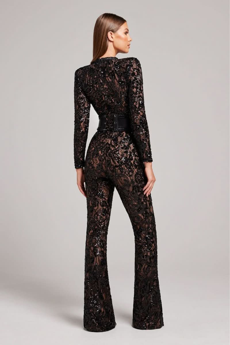 NOMI™ | Tuta intera con paillettes statement - Nomi