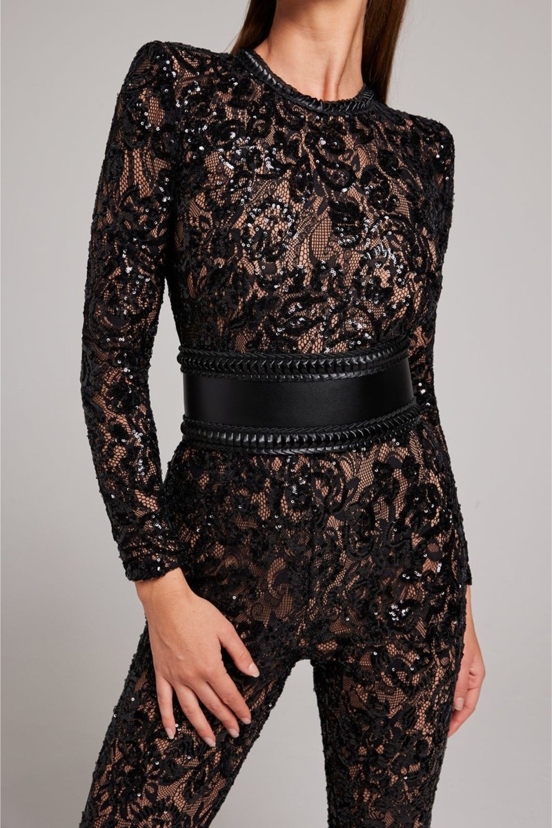 NOMI™ | Tuta intera con paillettes statement - Nomi