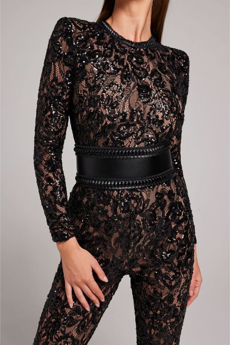 NOMI™ | Tuta intera con paillettes statement - Nomi