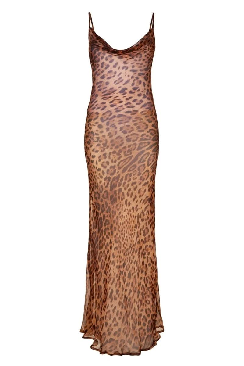 NOMI™ | Wild Elegance – Maxi Abito Animalier - Nomi