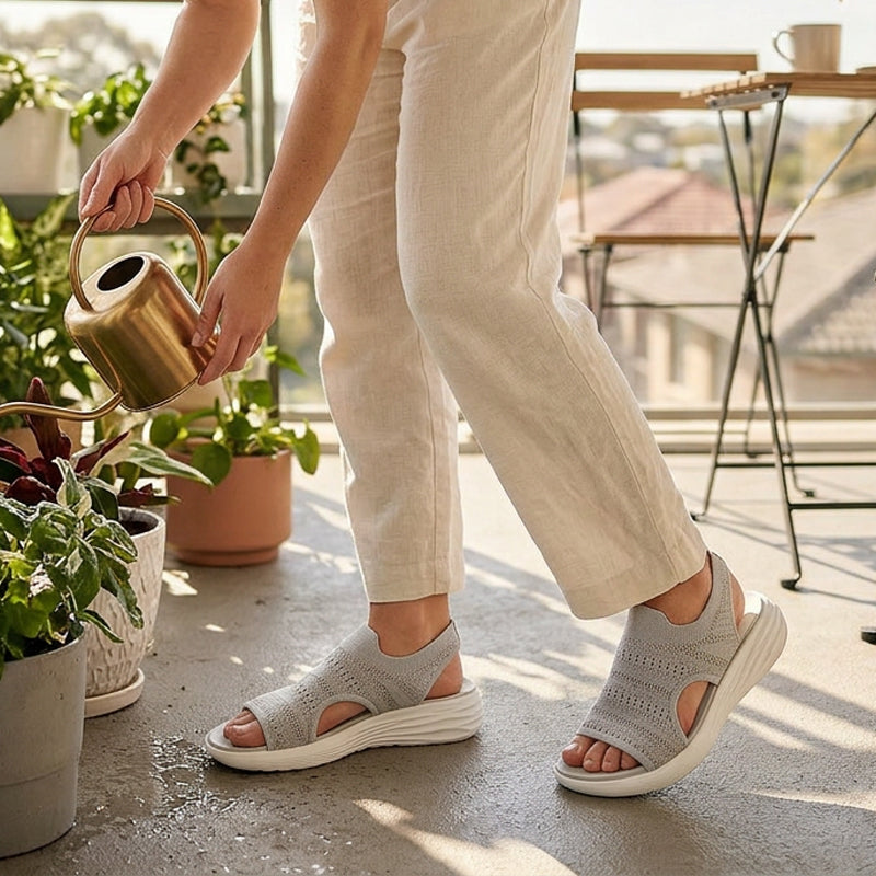 NOMI™ | Sandali Knit con Plateau