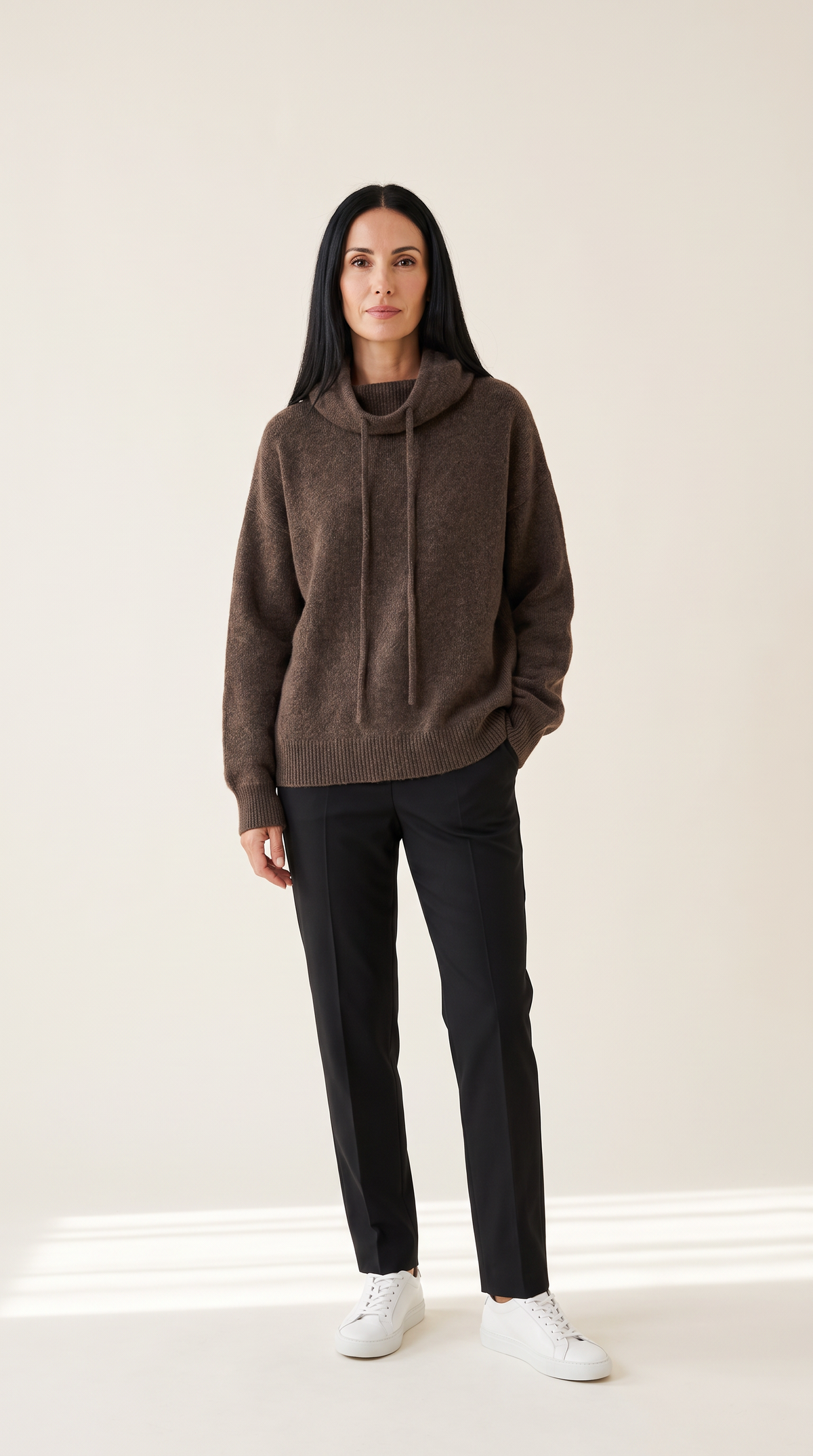 Maglione Collo Alto con Coulisse