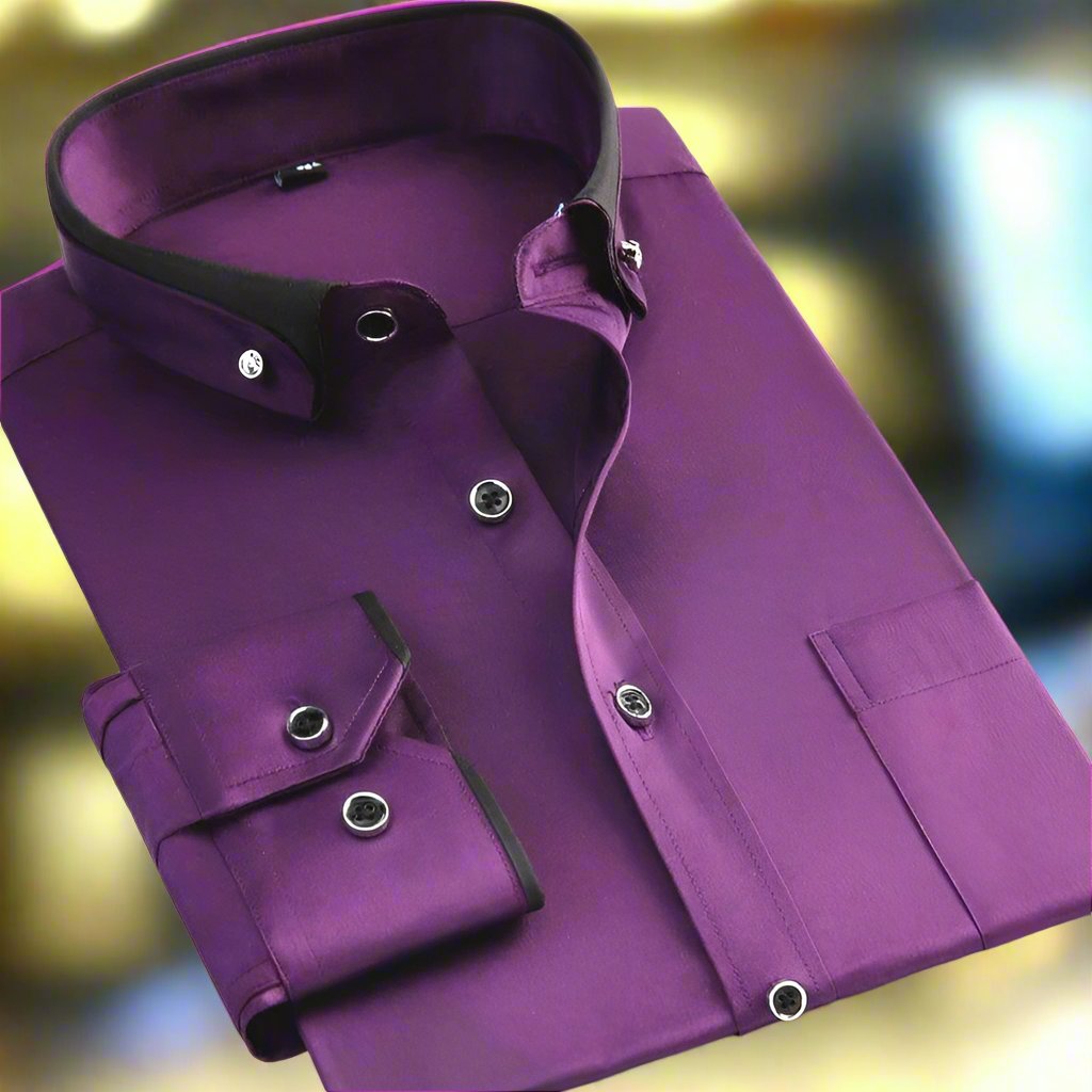 NOMI™ - Camicia elegante - Con maniche lunghe