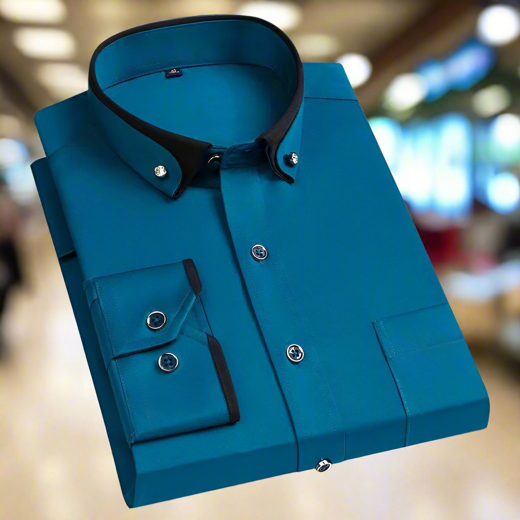 NOMI™ - Camicia elegante - Con maniche lunghe