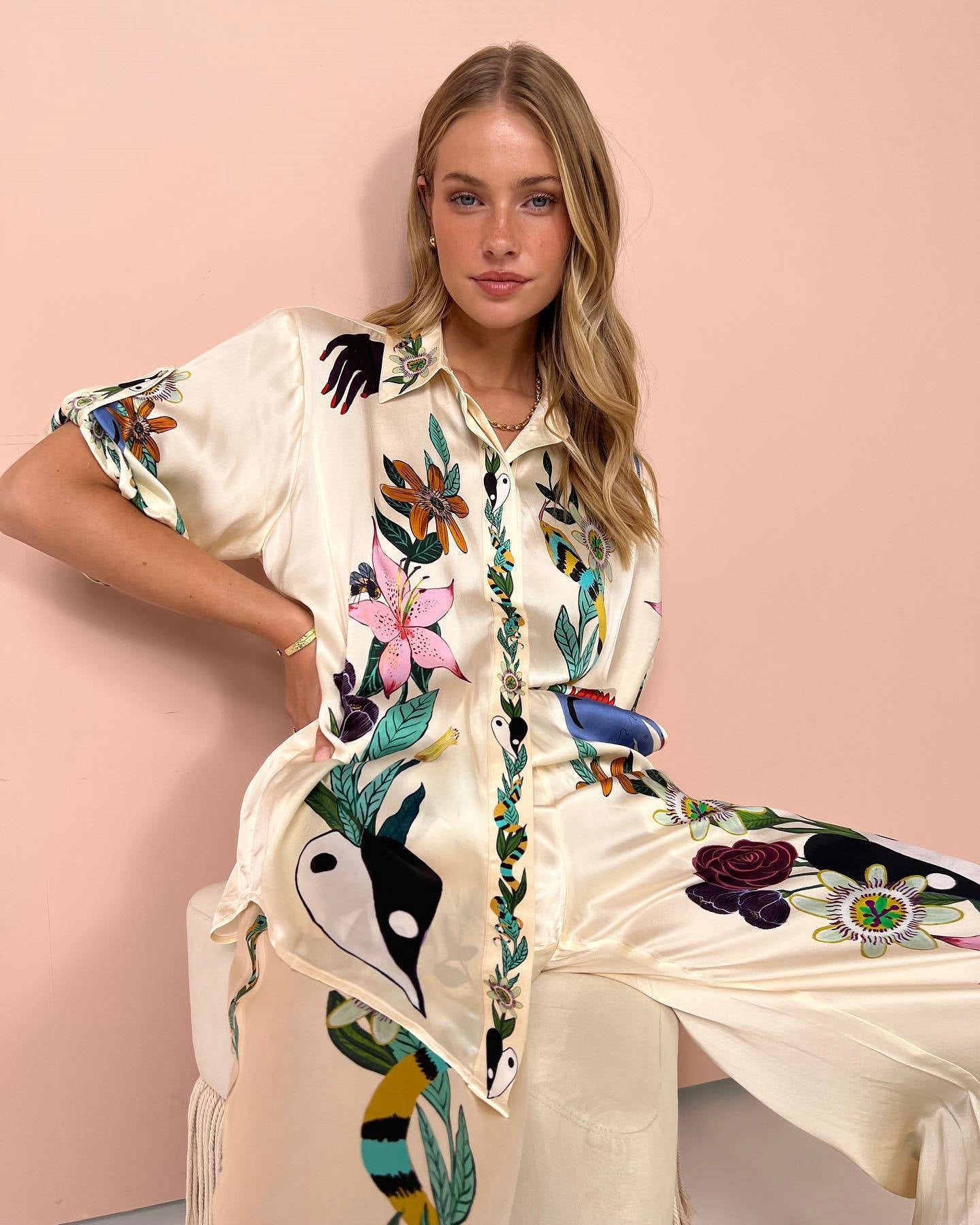 NOMI™ - Lussuoso set da due pezzi - Eleganza senza tempo per tutte le occasioni
