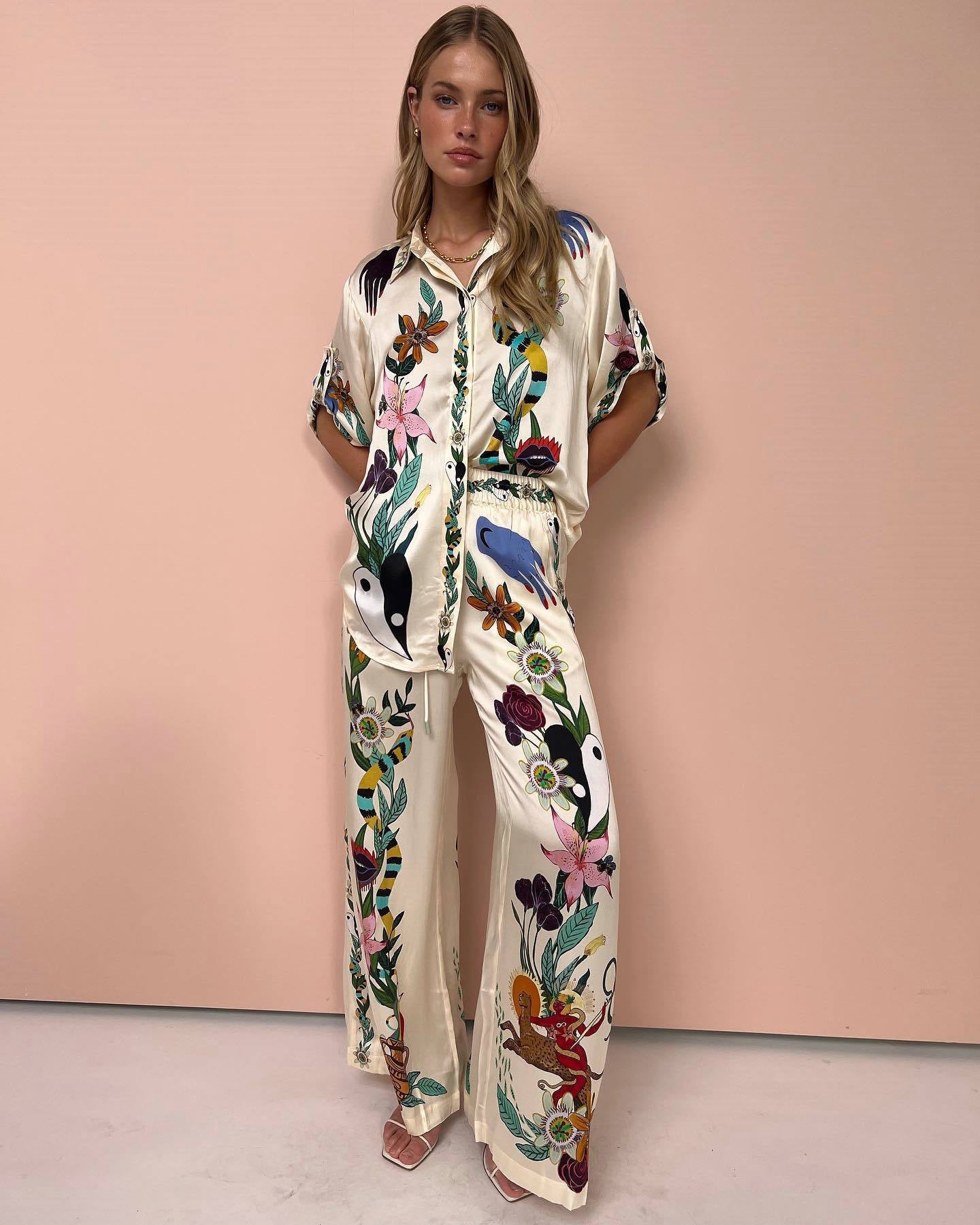 NOMI™ - Lussuoso set da due pezzi - Eleganza senza tempo per tutte le occasioni