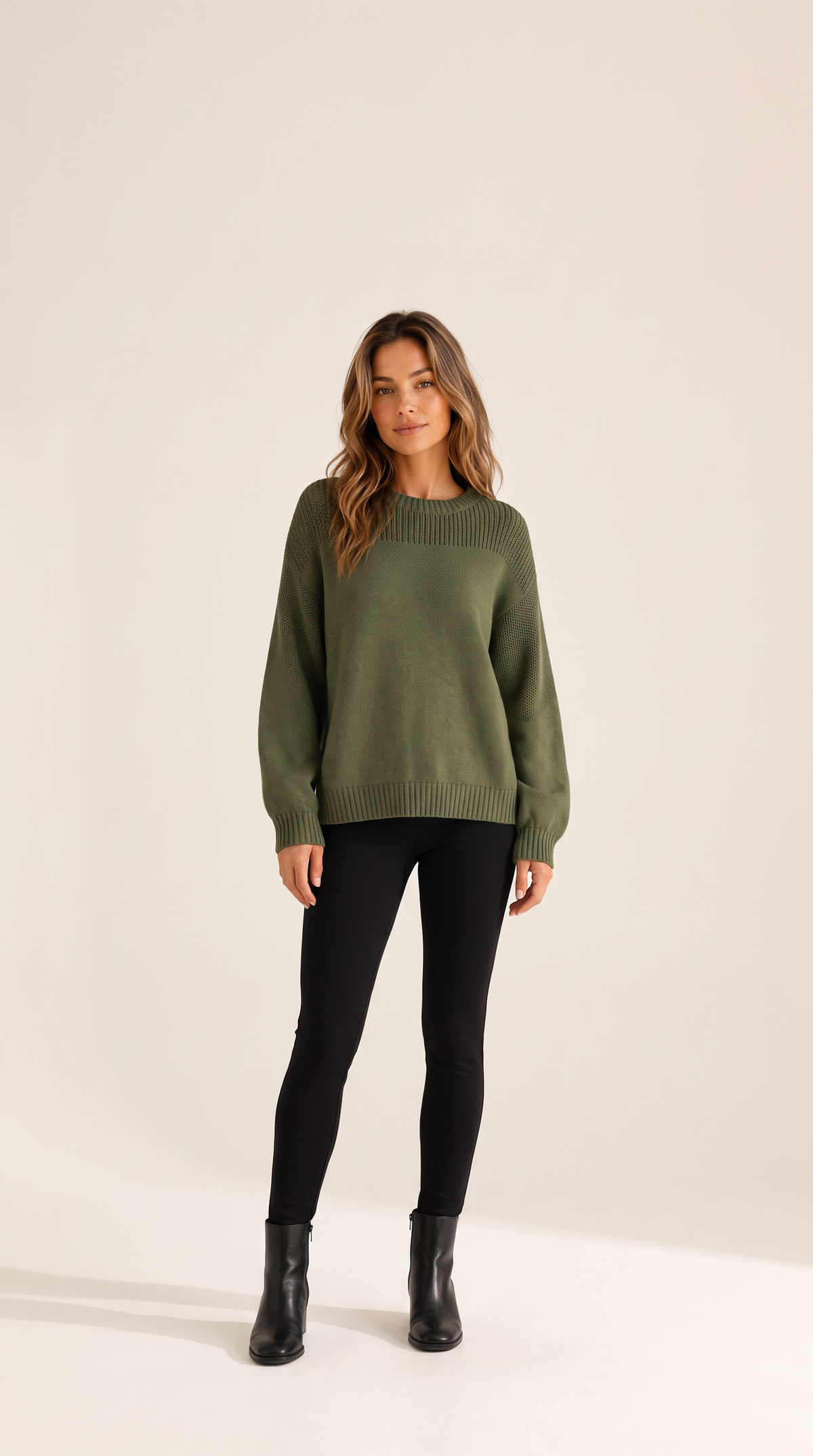 Maglione a Coste Oversize